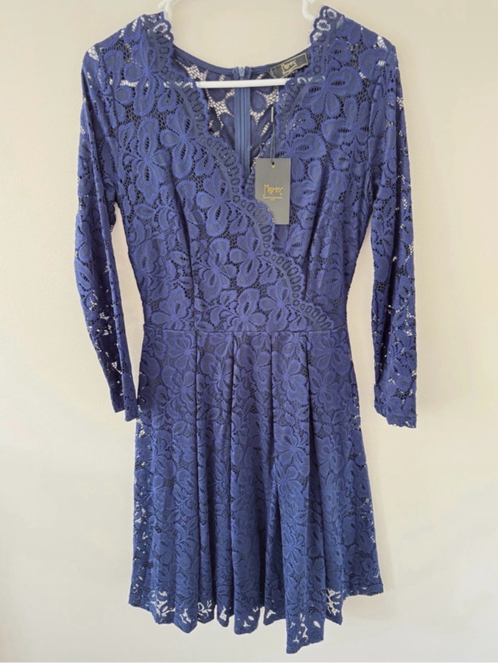 MissMNY Formal Blue Lace Dress